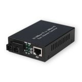 Glasvezel Media Converter 10/100Base-T, SM SC / RJ45