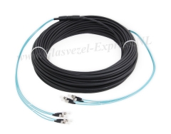 Glasvezel Kabel 4 Vezels, Multimode, 4G OM3, ST-ST