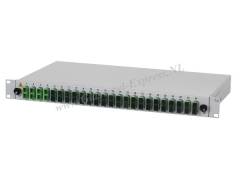 Glasvezel patchpaneel (19 inch) - 24 SC/APC duplex OS2 aansluitingen