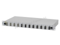 Glasvezel patchpaneel (19 inch) - 12 SC duplex OM2 aansluitingen