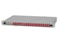 Glasvezel patchpaneel (19 inch) - 24 ST duplex singlemode aansluitingen